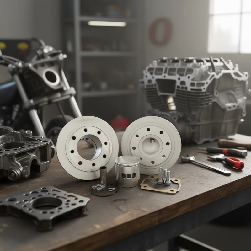 새로운 피나스코 122cc 알루미늄 실린더 키트(오토바 - Motorcycle Cylinder 리뷰 및 가격
