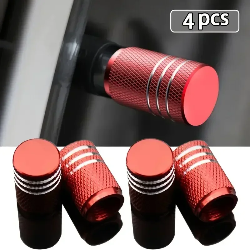 4Pcs 자동차 타이어 밸브 줄기 캡 널링 스타일 타이 - Motorcycle Valve Cover 리뷰 및 가격